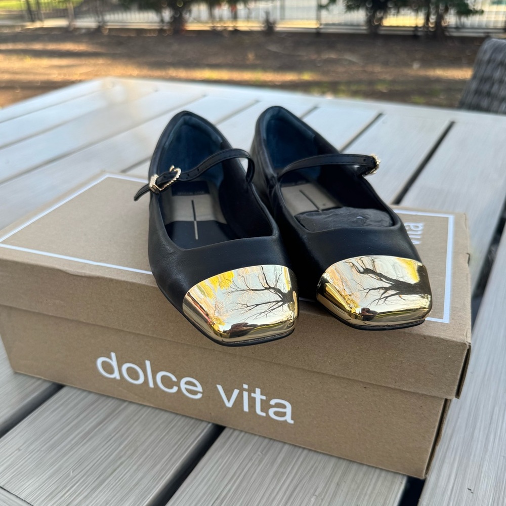 Dolce Vita Reyes Cap Toe Mary Jane Flats – Size 6 – New in Box - Picture 3 of 10